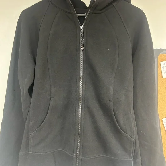Lululemon Black Scuba Full Zip Hoodie - Picture 2 of 4